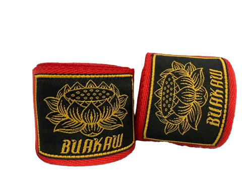 Buakaw Handwraps Red