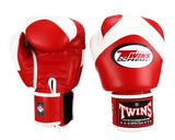 Twins Special Boxing Gloves BGVL13 Red White