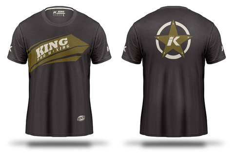King Pro Boxing T-shirt Arrow Grey