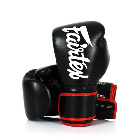 FAIRTEX Microfiber Gloves BGV14 Black/red - super-export-shop