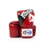 Fairtex Boxing Gloves BGV1 "National Print" Red