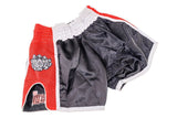 Buakaw Shorts BFG1-4 BLACK WHITE RED