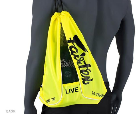Fairtex Bag 6 Sash Bag yellow