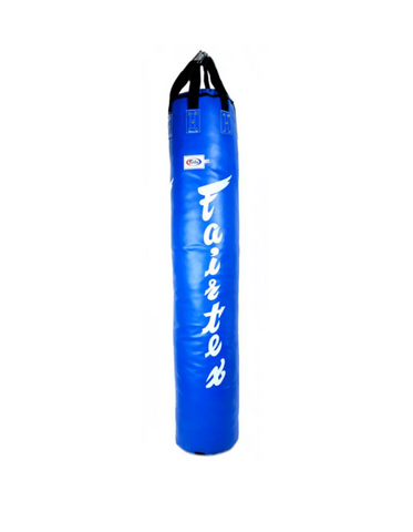 Fairtex Heavy Bag Sandbag 6ft Muay Thai Banana HB6 Blue (unfilled)