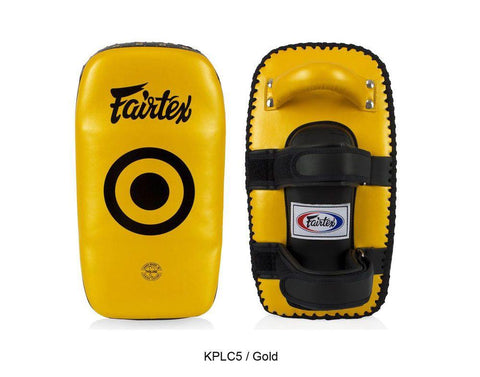 Fairtex Kicking Pads Thai Pads KPLC5 STD Gold/Black