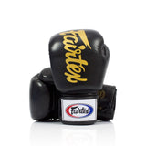 Fairtex Boxing Gloves BGV19 Black Deluxe Tight-Fit