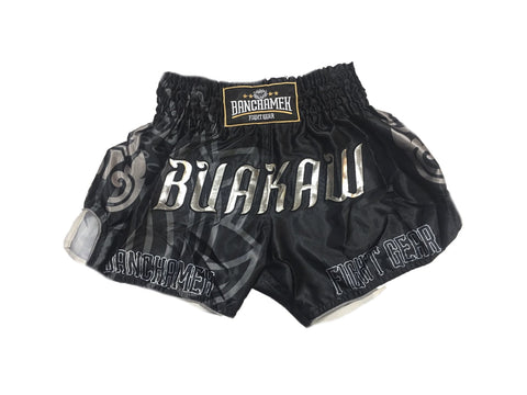 Buakaw Shorts BSH2 BLACK SILVER