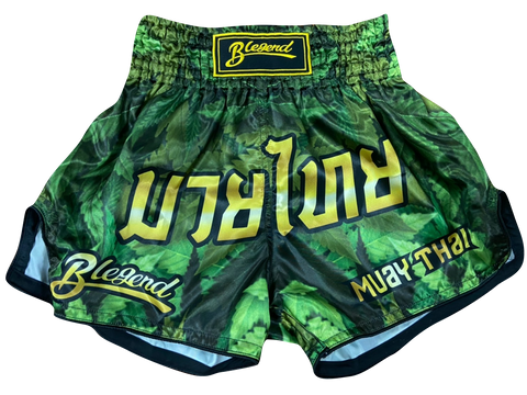 Blegend Boxing Shorts Green Jungle