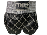 Top King Muay Thai Shorts TKTBS-213 Black Sliver