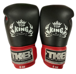 Top King Boxing Gloves Air Velcor TKBGAV Black Red White