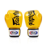 Fairtex Boxing Gloves BGV19 Gold Deluxe Tight-Fit