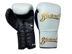 Blegend Boxing Gloves BGL221 Lace Up White Black