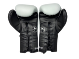 Blegend Boxing Gloves BGL221 Lace Up White Black
