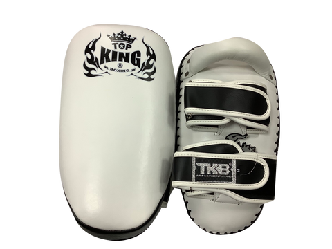 Top King  Kicking Pads TKKPU (Curve) White Black