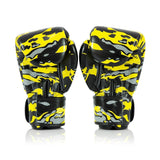 Fairtex Boxing Gloves BGV-Premium ONE CHAMPION Camouflage Yellow