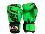 Raja Boxing Gloves BGL Letters Green Black
