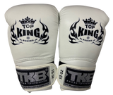 Top King Boxing Gloves TKBGSV Super White