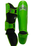Top King Shinguards”Pro”Genuine Leather GL Green