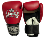 Top King Boxing Gloves TKBGAV Red White Black