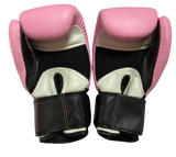Top King Boxing Gloves Air velrco TKBGAV Pink White Black