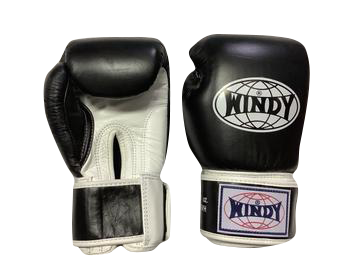 Windy Boxing Gloves BGVH Black White