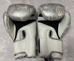 Top King Boxing Gloves TKBGSS02 AIR Spper Snake WHITE SILVER