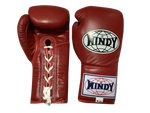 Windy Boxing Gloves BGL Lace Up Red