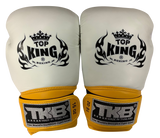 Top King Boxing Gloves Air Velcor  TKBGSA White Yellow Black