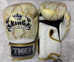 Top King Boxing Gloves "Super Snake" Air TKBGSS-02 White (Gold)